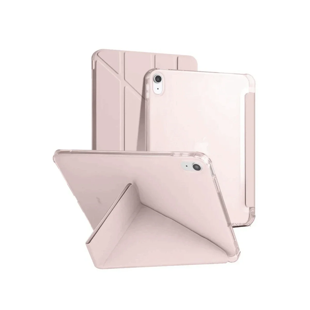 Apple iPad 2025 10.9 10.Nesil (A16) Kılıf Kalemlikli Mars Tablet Kılıfı - Rose Gold görsel 2
