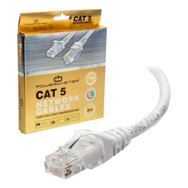 PM-7959 Gri Cat5 3 Metre Ethernet Network Kablosu görsel 4