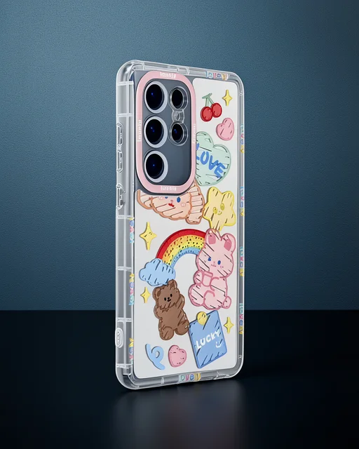 Samsung Galaxy S24 Ultra Kılıf Reflexion Desenli Kapak - Desen 4
