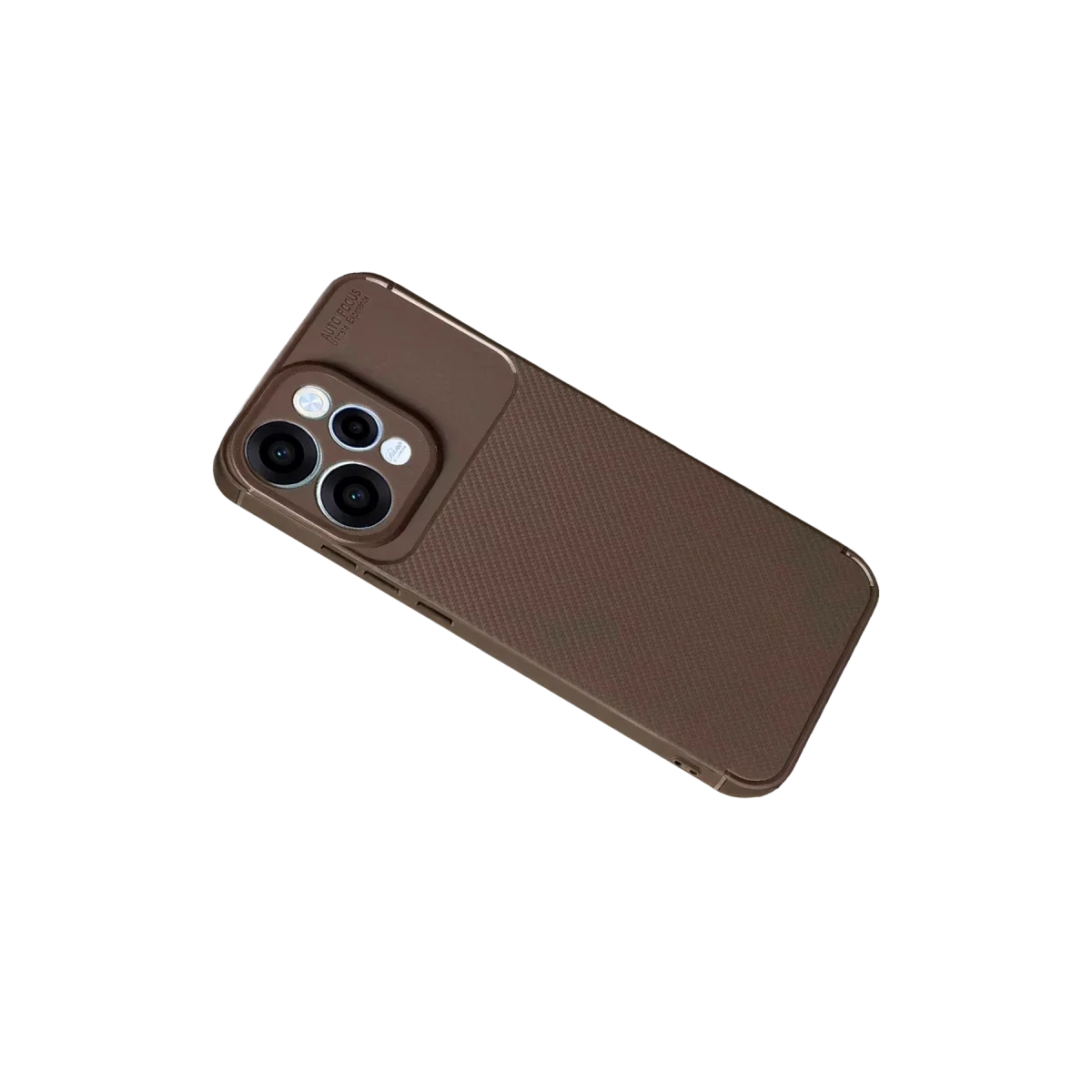 Oppo Reno 15 Auto Focus Karbon Kapak - Kahverengi görsel 2