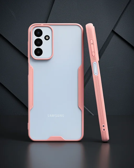 Samsung Galaxy M23 Kılıf Platin Silikon - Pembe