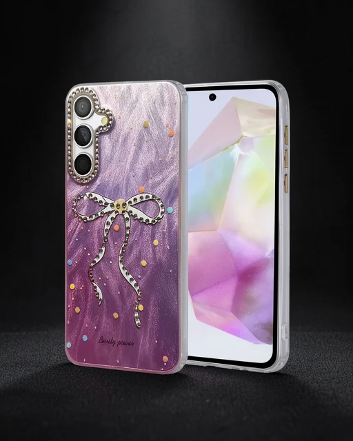 Samsung Galaxy A35 5g Kılıf Blade Aynalı Desenli Kapak - Desen 1