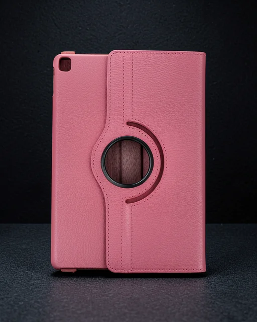Apple İpad Pro 13 (2024) Kılıf 360 Tablet Deri Kılıf - Pembe