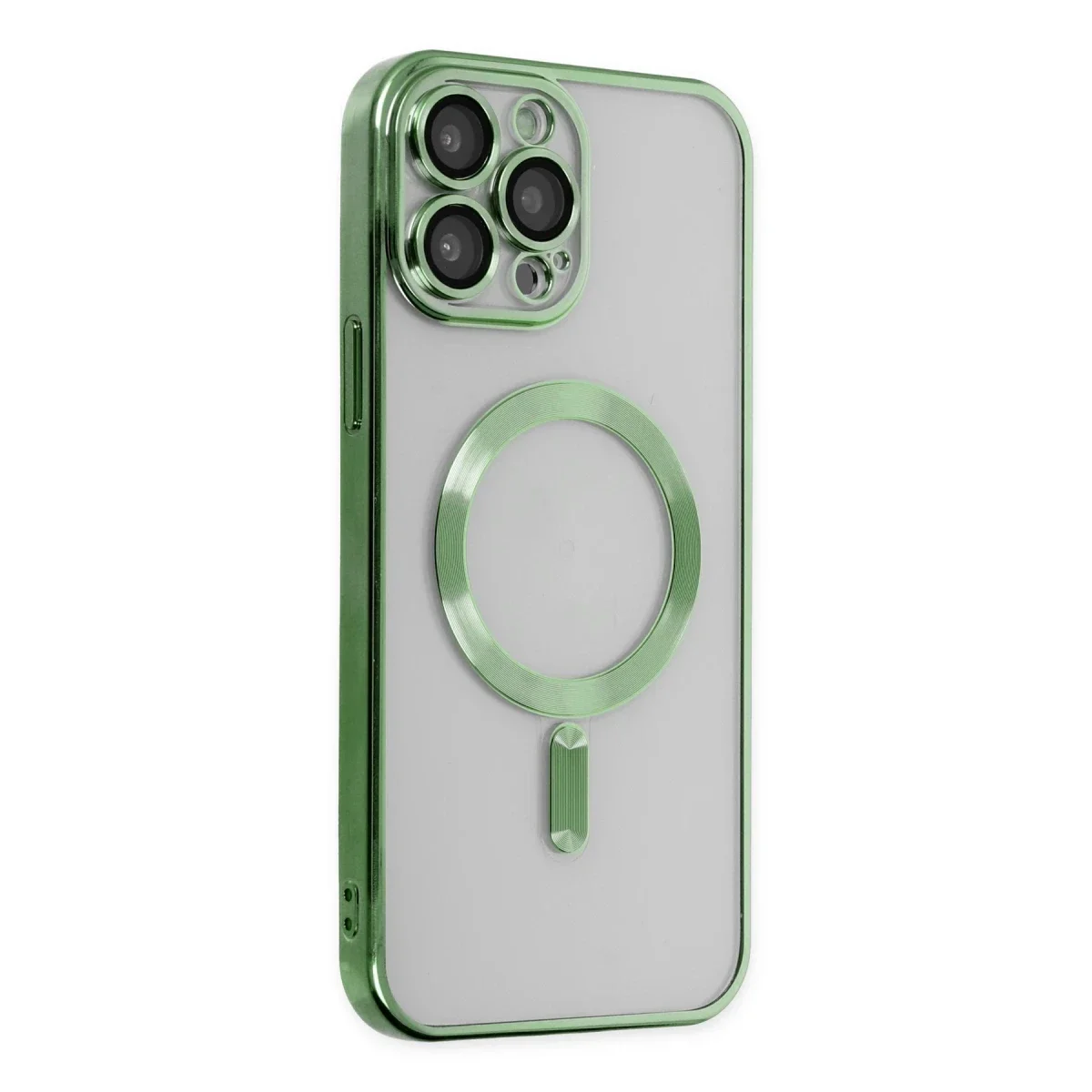 Apple iPhone 14 Pro Kılıf Kross Magneticsafe Kapak - Koyu Yeşil görsel 2