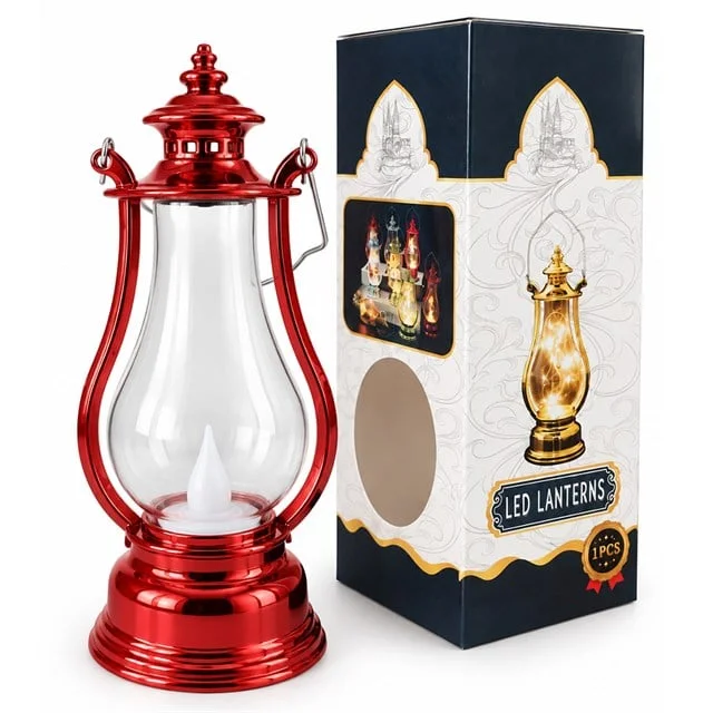 PM-38887 Nostaljik LED ni Gaz Lambası Tasarımlı Pilli Dekoratif Aydınlatma görsel 3