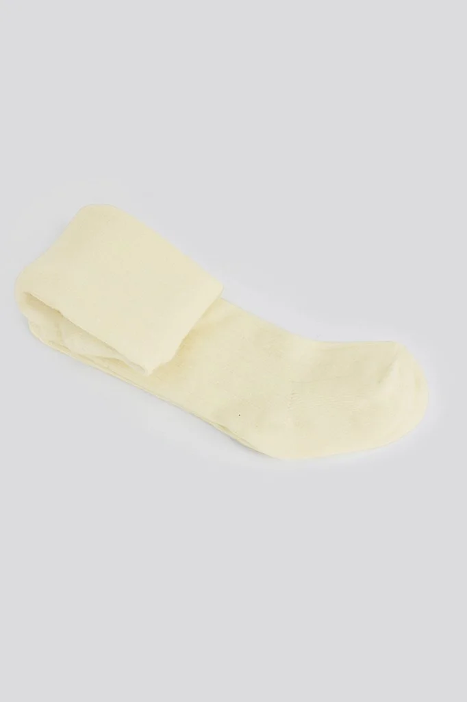 Bistyle Tekli Düz Külotlu Çorap 50104 Naturel görsel 2