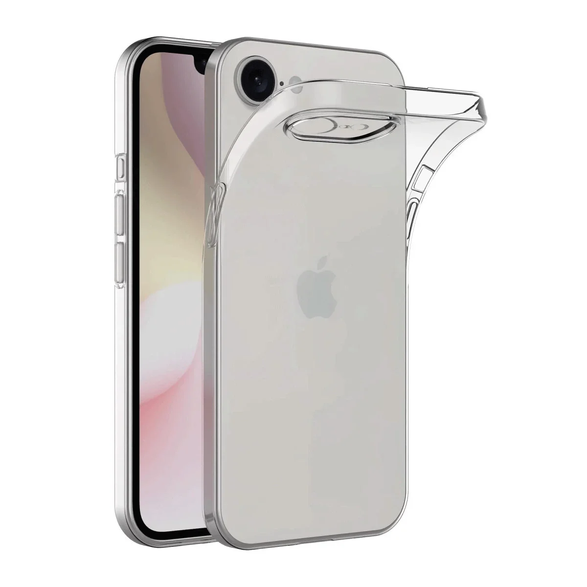 Apple iPhone 16E Kılıf Lüx Şeffaf Silikon görsel 3