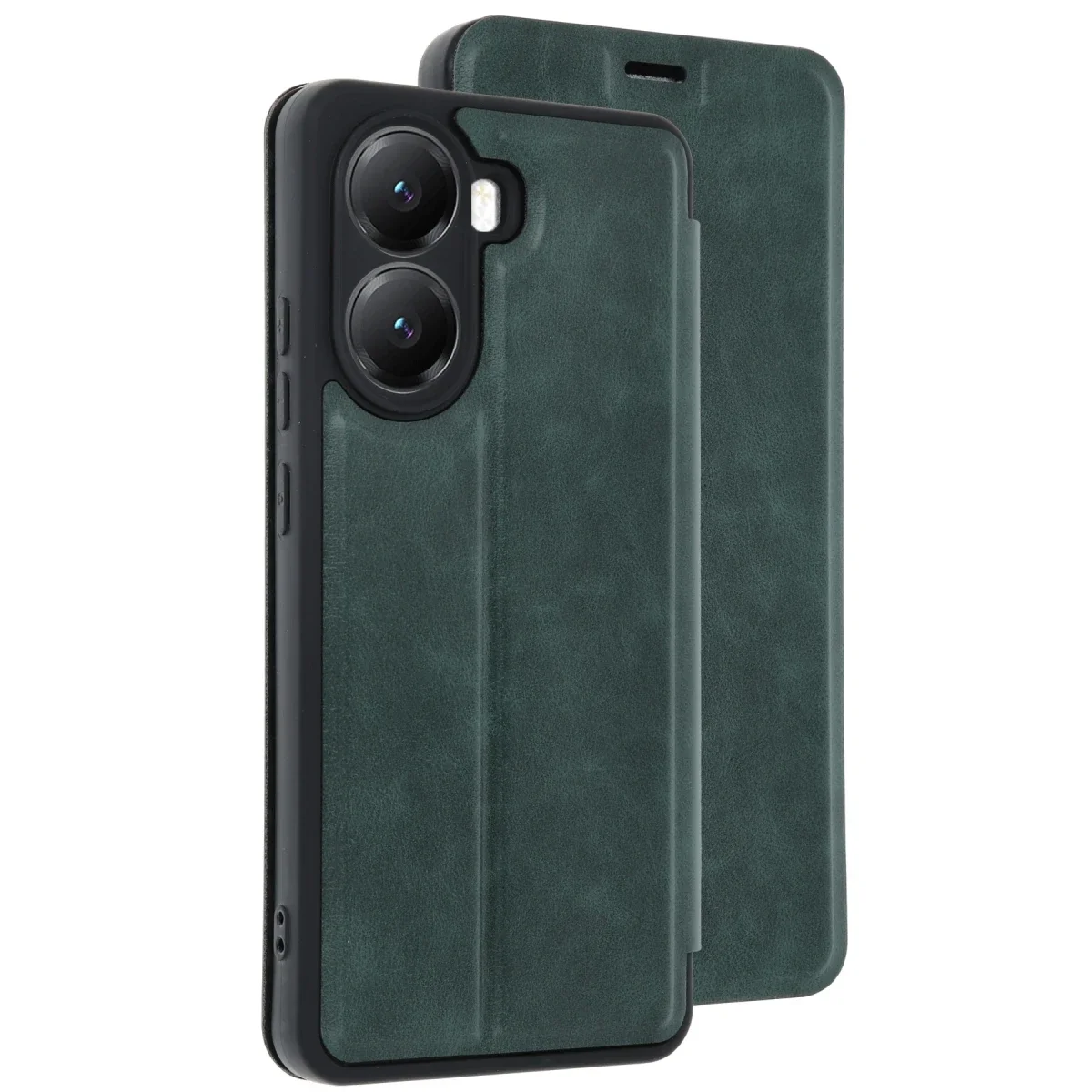 Xiaomi Poco X7 Pro Kılıf Flip Cover - Koyu Yeşil