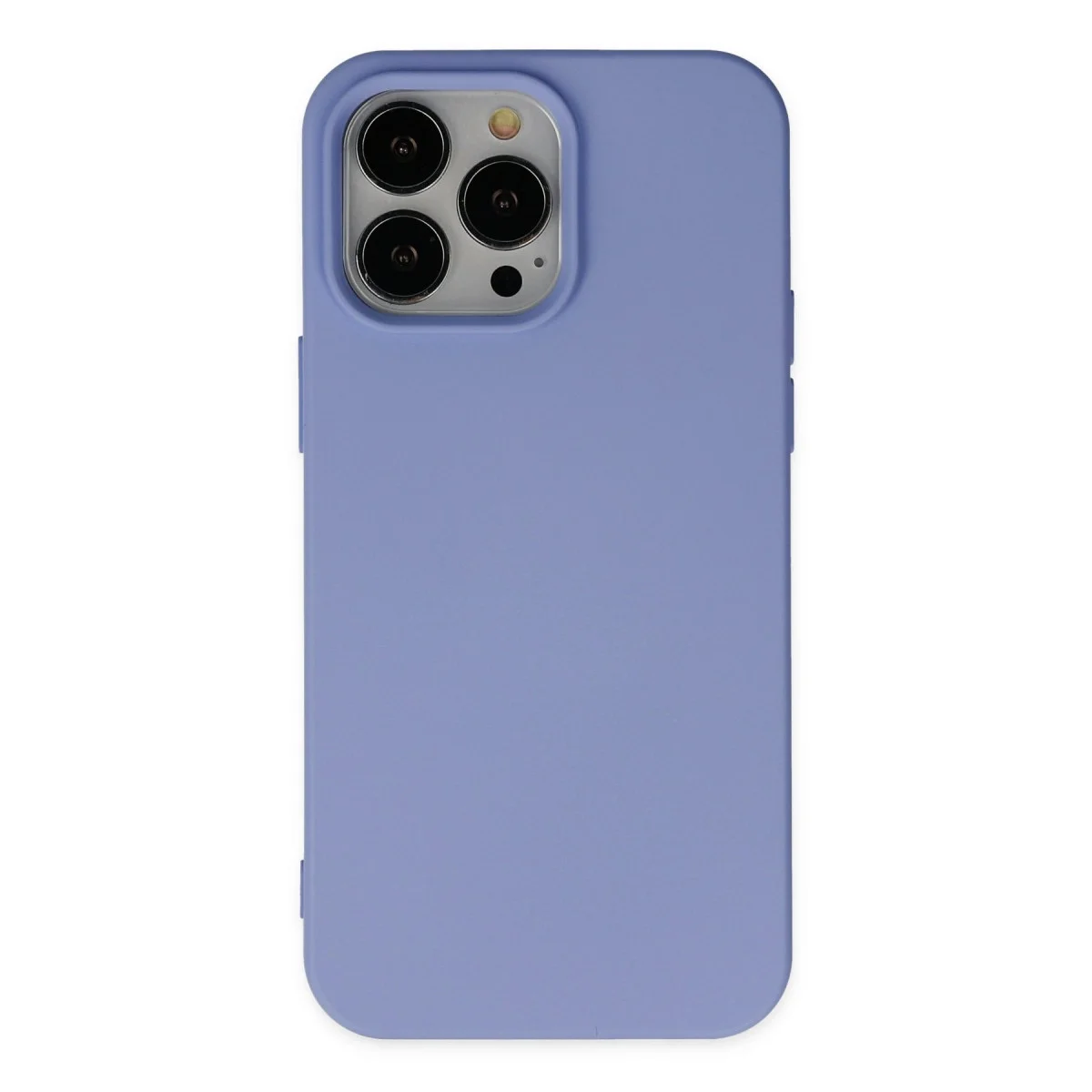 Apple İphone 14 Pro Kılıf Nano İçi Kadife Silikon - Lila