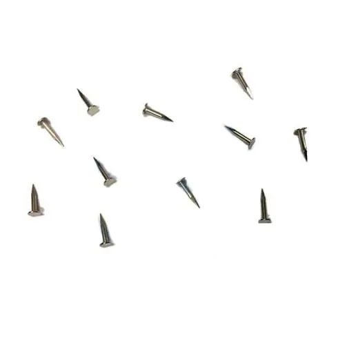 Klips, Menteşe, Ayağı Çivisi 7mm Çelik - Nikel 100gr
