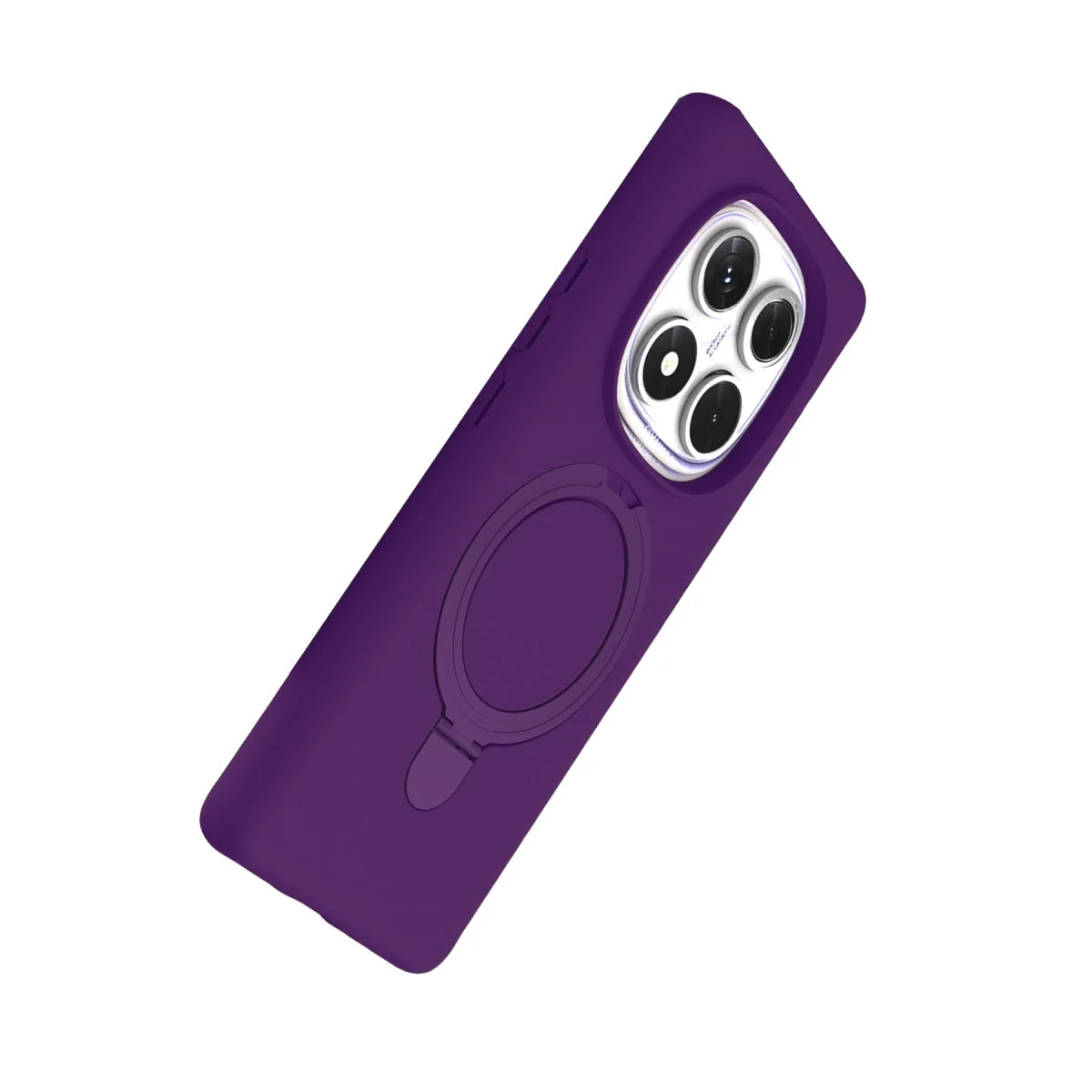 Xiao Red Note 14 Pro 4g Regal Magsafe Standlı Kapak - Derin Mor görsel 5