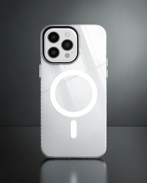 Apple İphone 12 Pro Max Kılıf Beta Magneticsafe Silikon - Şeffaf