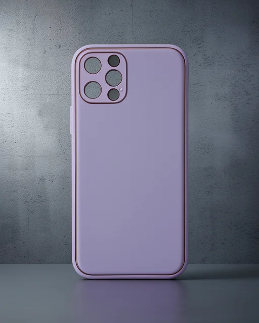Apple İphone 12 Pro Kılıf Coco Deri Silikon Kapak - Lila