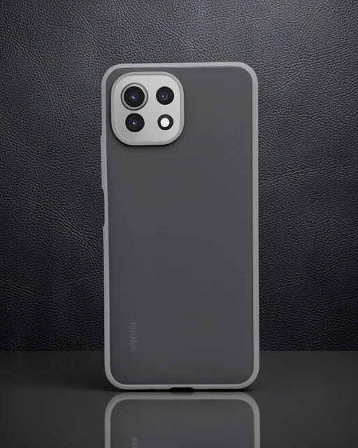 Xiaomi Mi 11 Lite Kılıf Montreal Silikon Kapak - Gri
