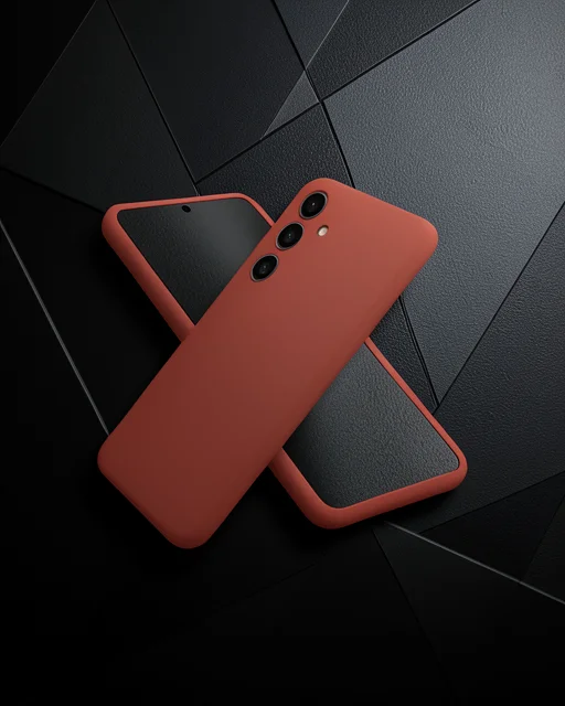 Samsung Galaxy A56 Kılıf First Silikon - Bordo