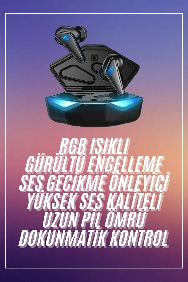 Oyuncu Kulaklığı krofonlu Kablosuz Kulaklık Powerbank Yüksek Ses Kaliteli