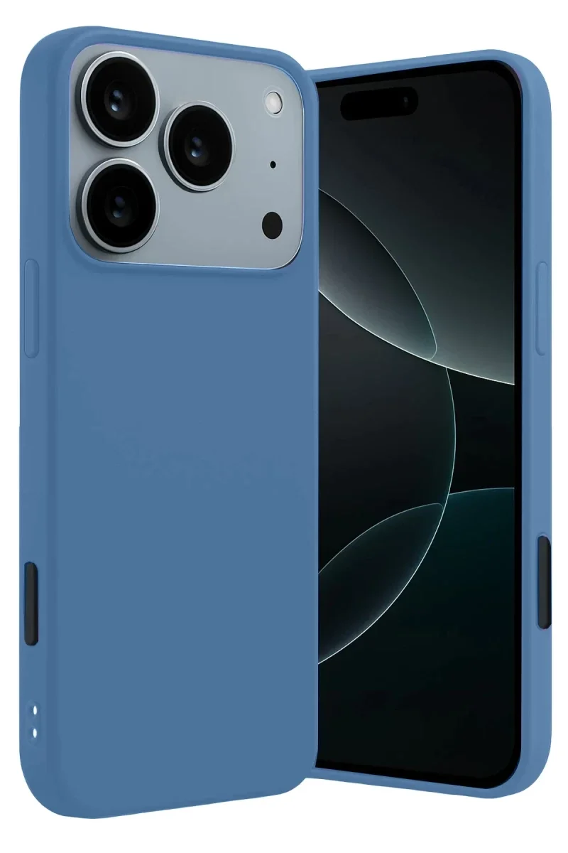 Apple iPhone 17 Pro Max First Silikon - Mavi