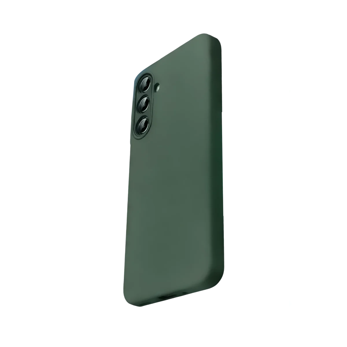 Samsung Galaxy A57 5G Nano içi Kadife Silikon - Koyu Yeşil görsel 3