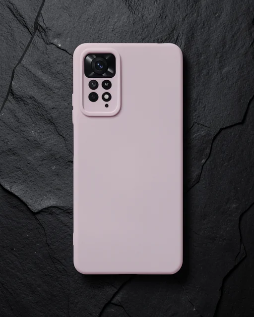 Xiaomi Redmi Note 11 Pro Kılıf Nano İçi Kadife Silikon - Lila