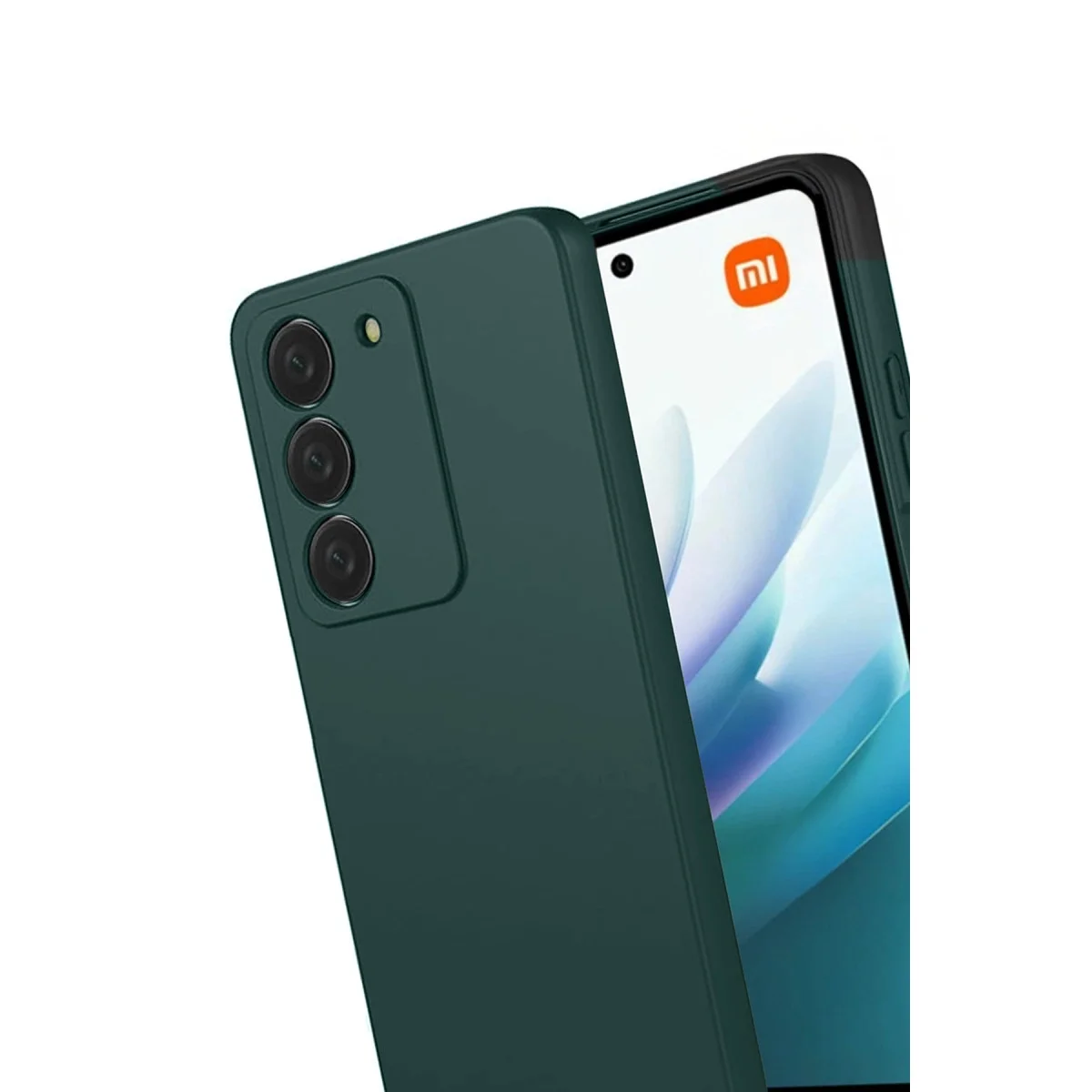 Xiaomi Redmi 15 4g First Silikon - Koyu Yeşil görsel 3