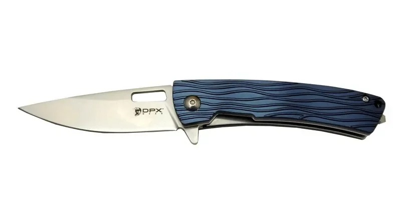Gear Aculus F004 BL Mavi Kurtarma / Kamp Çakı 18cm - Yarı Otomatik, Cam Kırma Aparatlı, Kemerlikli, Kutulu