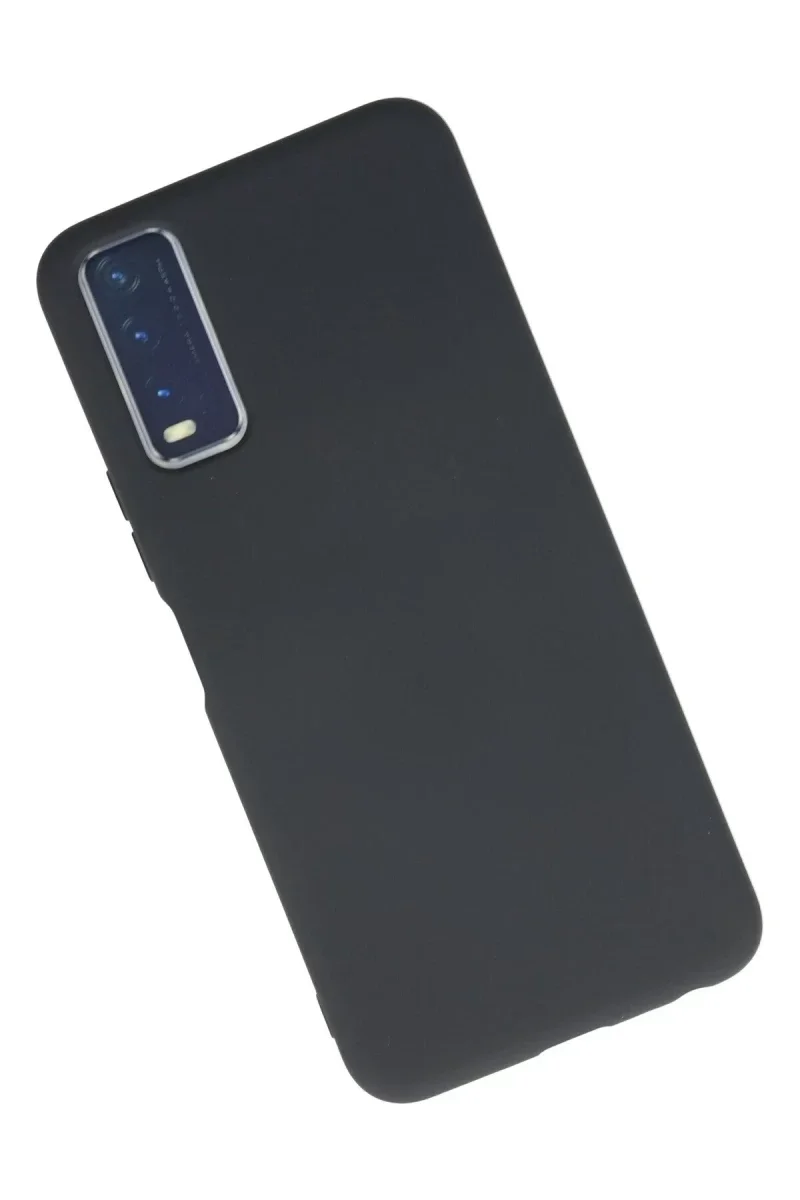 Vivo Y11S Kılıf Nano içi Kadife Silikon - Gri görsel 2