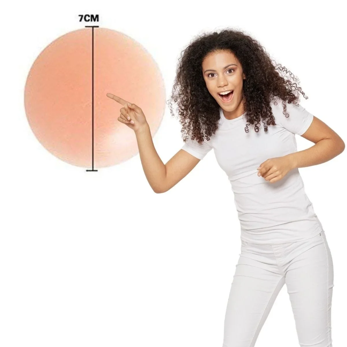 Silikon Göğüs Ucu Kapatıcı Gizleyici Bant Aparat Nipple Pad görsel 3