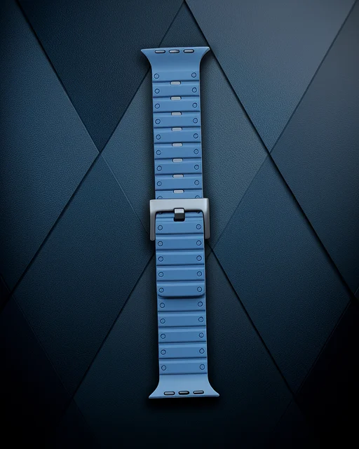 Apple Watch 42mm Magnus Mıknatıslı Silikon Kordon (saat Değildir) - Mavi