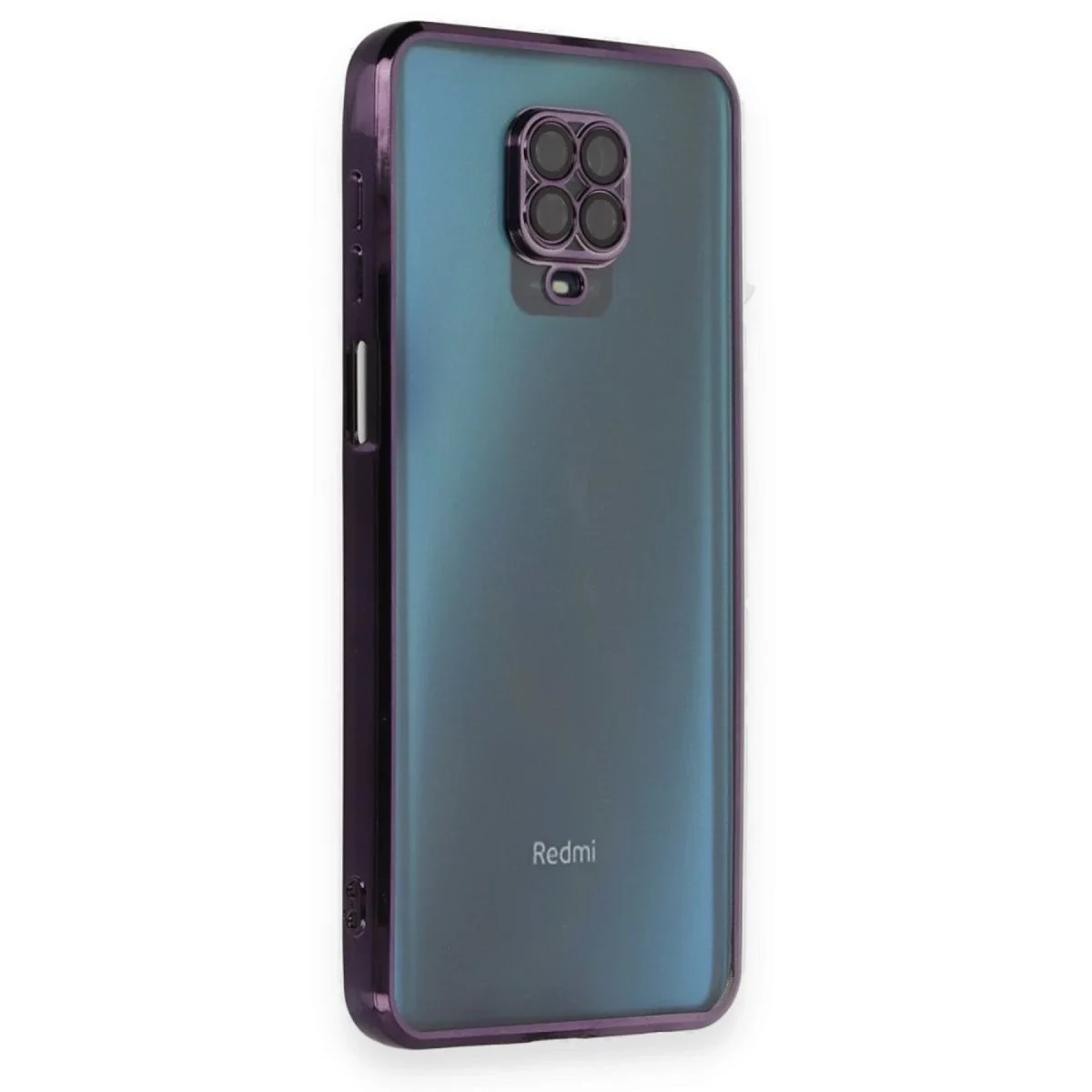 Xiao Red Note 9 Pro Kılıf Razer Lensli Silikon - Mor görsel 3