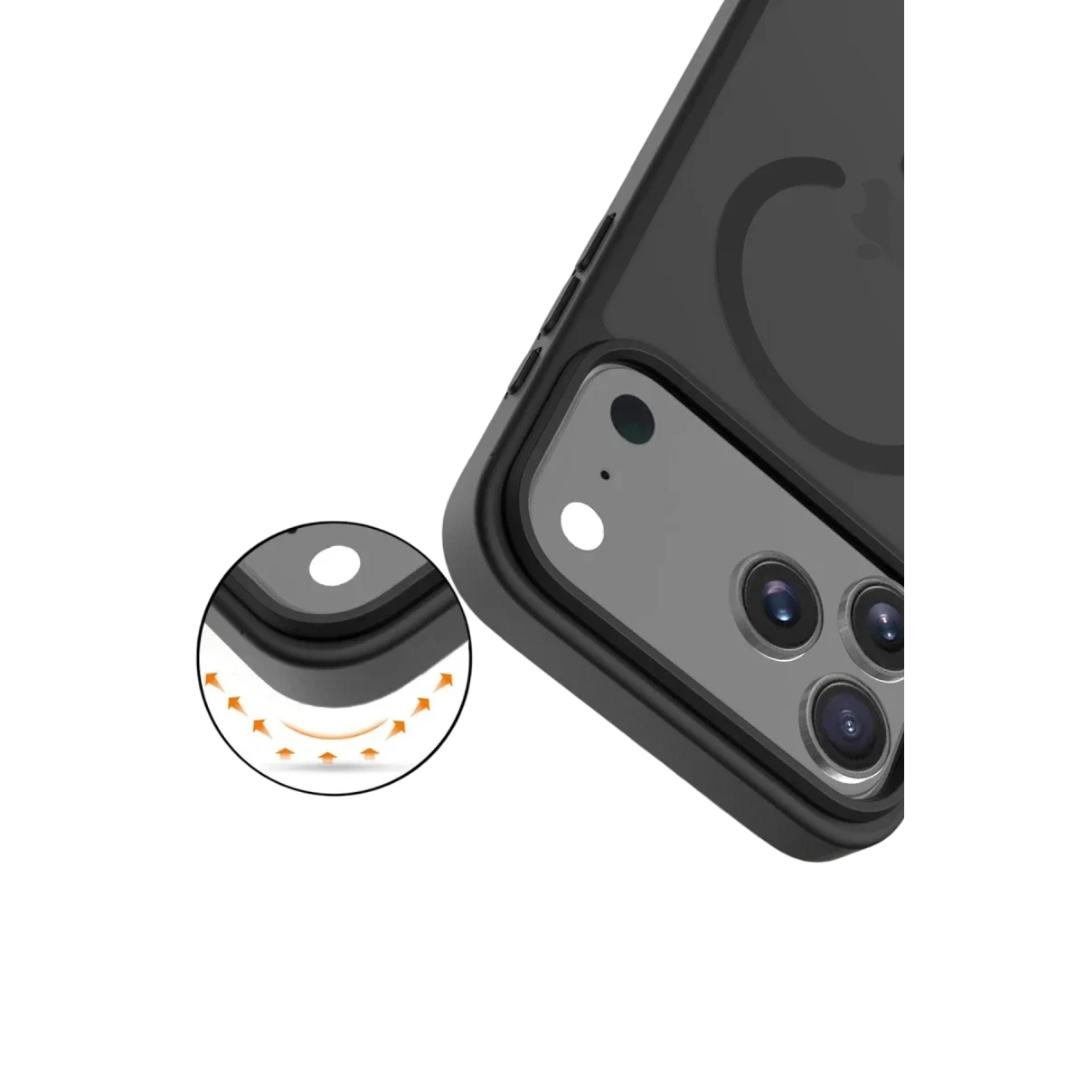 Joko Apple iPhone 17 Pro Jota Magsafe Kapak - Siyah görsel 2