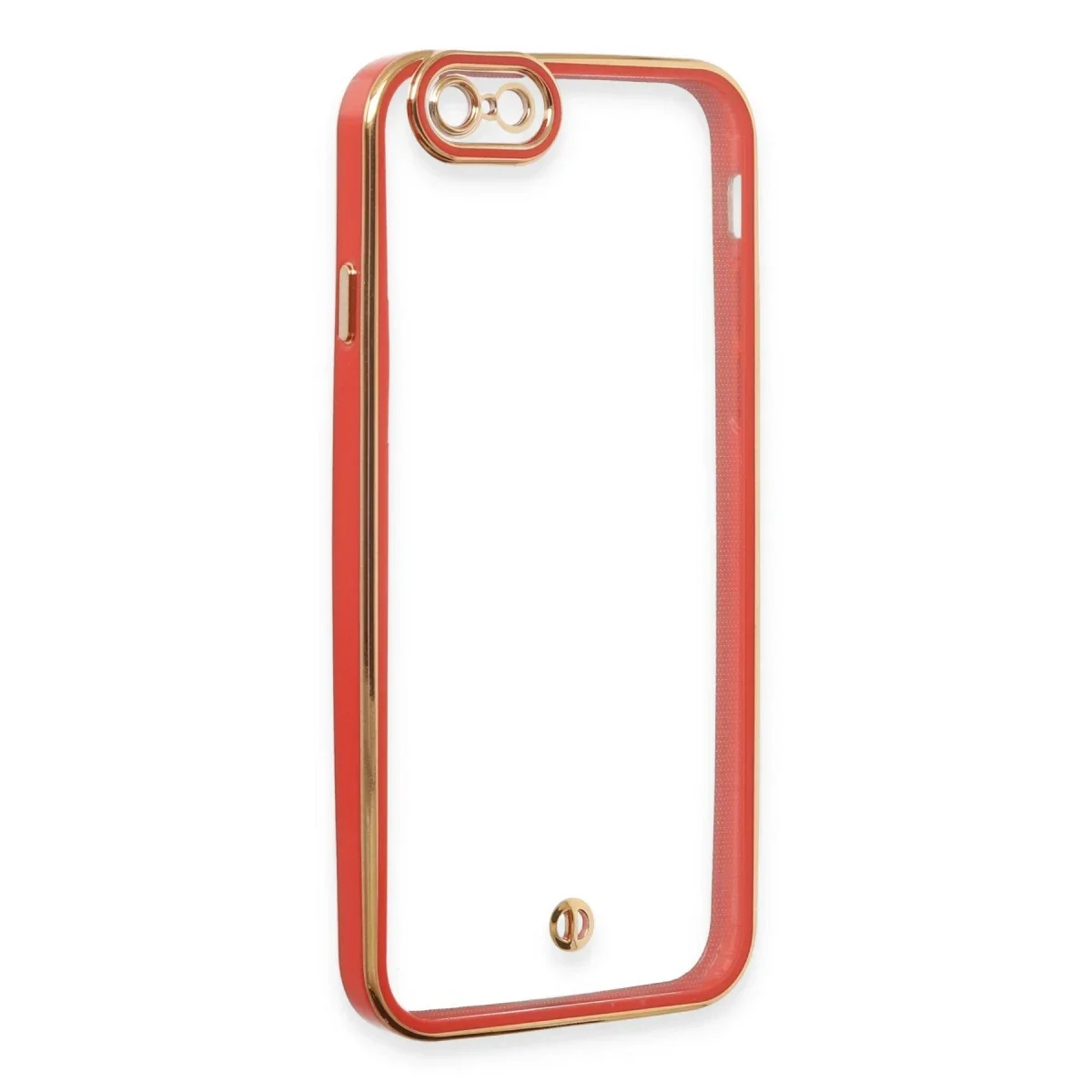 Apple iPhone 6 Kılıf Liva Lens Silikon - Kırmızı görsel 5