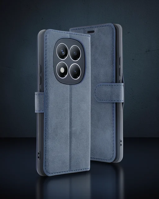 Xiaomi Redmi Note 14 Pro 4g Kılıf Trend S Plus Kapaklı Kılıf - Lacivert