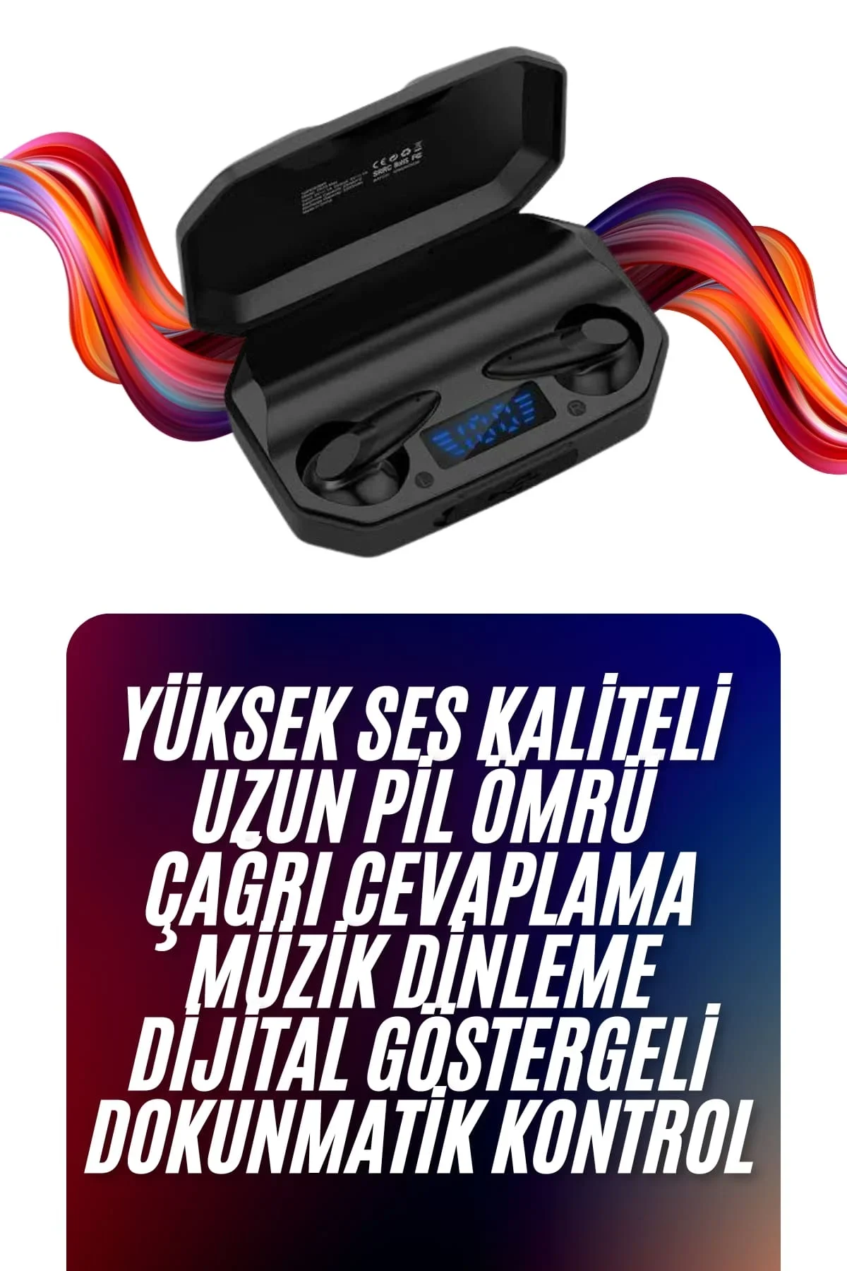Çağrı Cevaplayabilen Akıllı Saat 5.2 Bluetooth Bağlantılı Kulaklık Yeni Nesil görsel 2