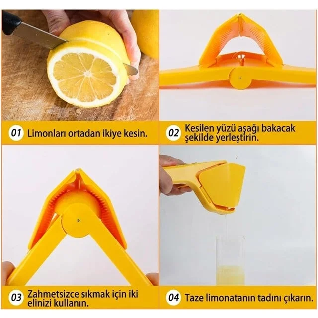 SN-29914 Pratik Katlanır Manuel Narenciye Meyve Sıkacağı görsel 5