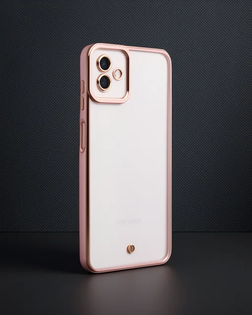 Samsung Galaxy A04 Kılıf Liva Lens Silikon - Rose