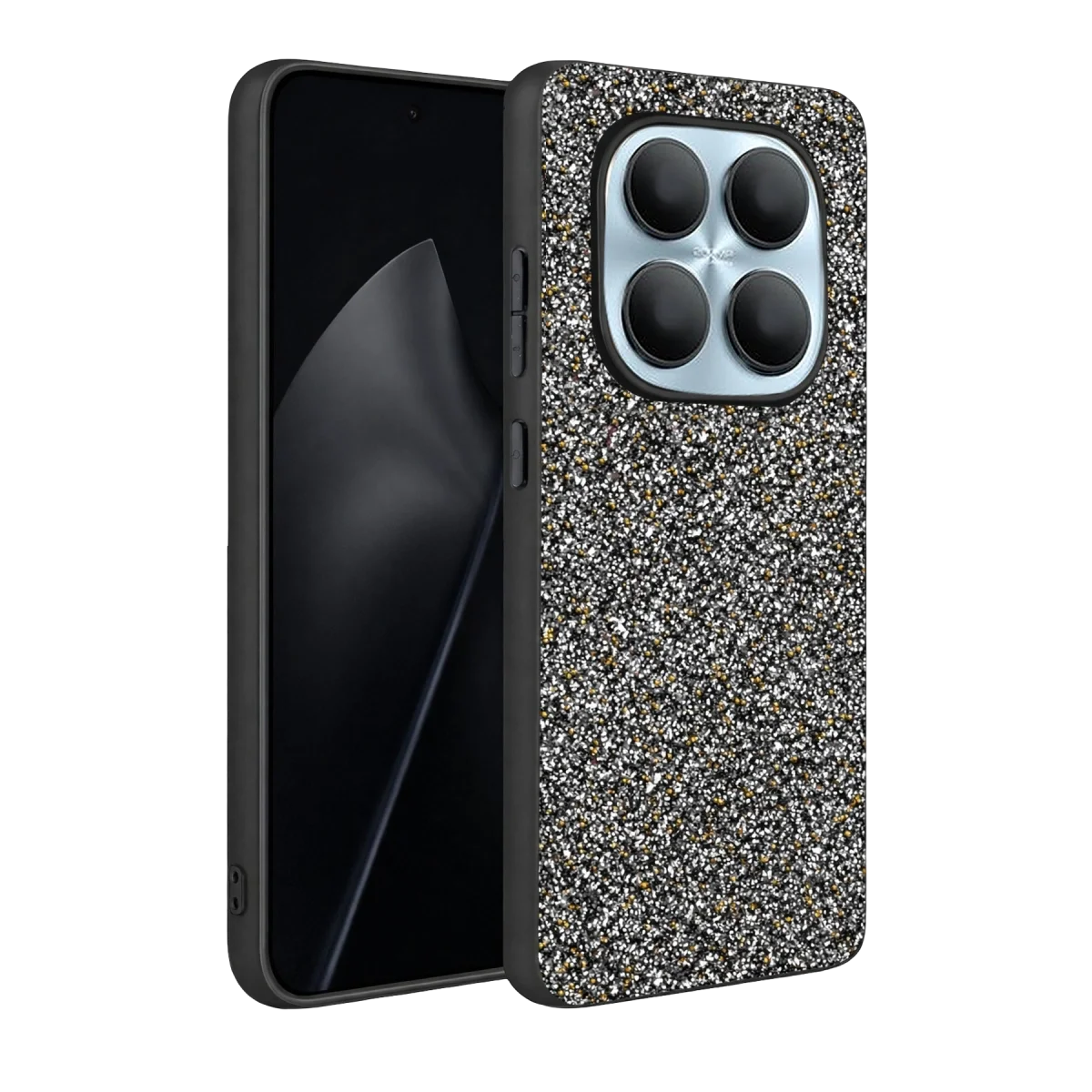Onegif Xiao Red Note 15 Pro 5g Bright Simli Kapak - Gold