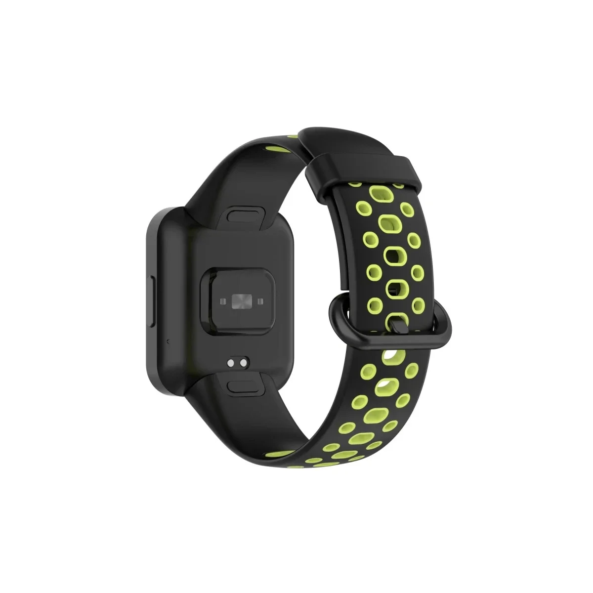 Xiaomi Redmi Watch 2 Spor Delikli Kordon - Siyah-Yeşil görsel 2