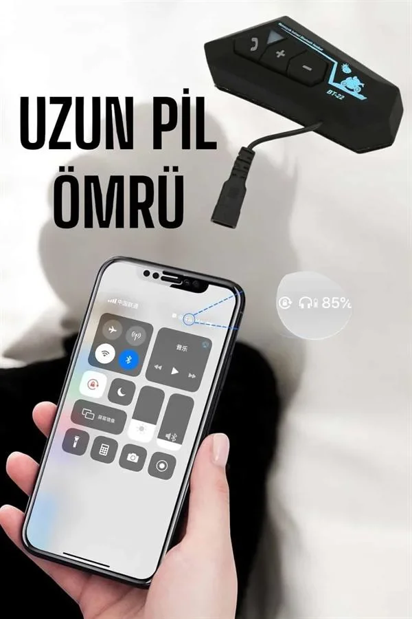 Kask Kulaklık Bluetooth Motosiklet Kulaklık Intercom Su Geçirmez görsel 4