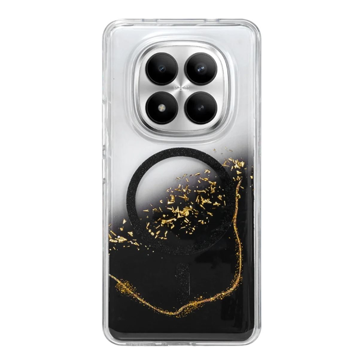 Onegif Xiao Red Note 15 Pro 4g Lotus Simli Magsafe Kapak - Siyah görsel 3