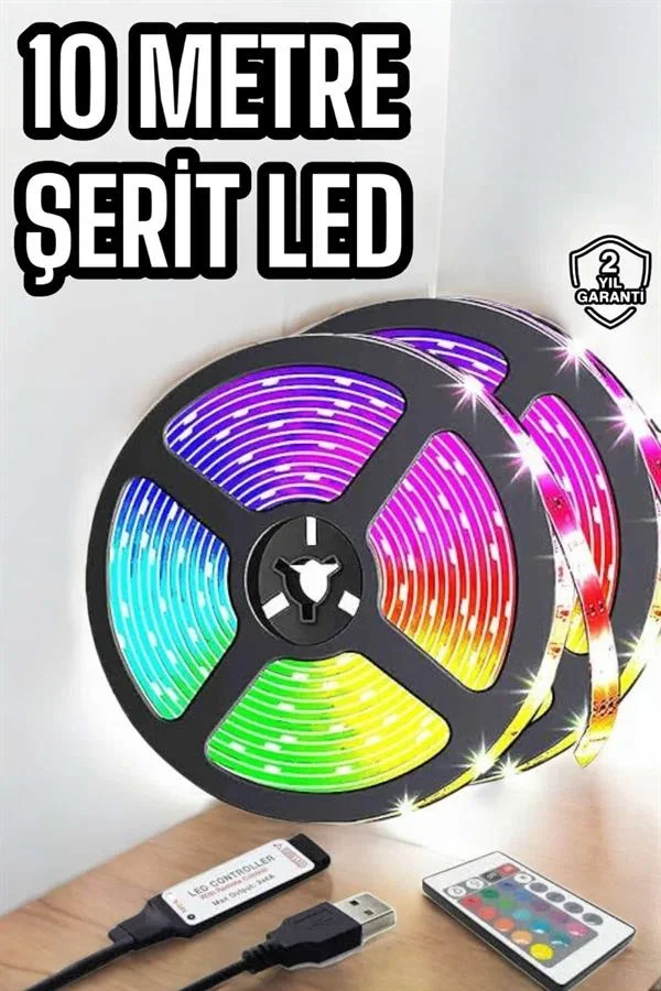 Şerit Led Yeni Nesil 10 Metre Her Ortama Uygun görsel 2