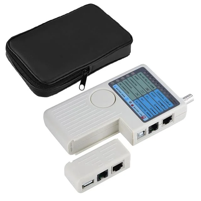 PM-20629 RJ11-RJ45-USB-BNC Kamera Kablo Test Cihazı görsel 5
