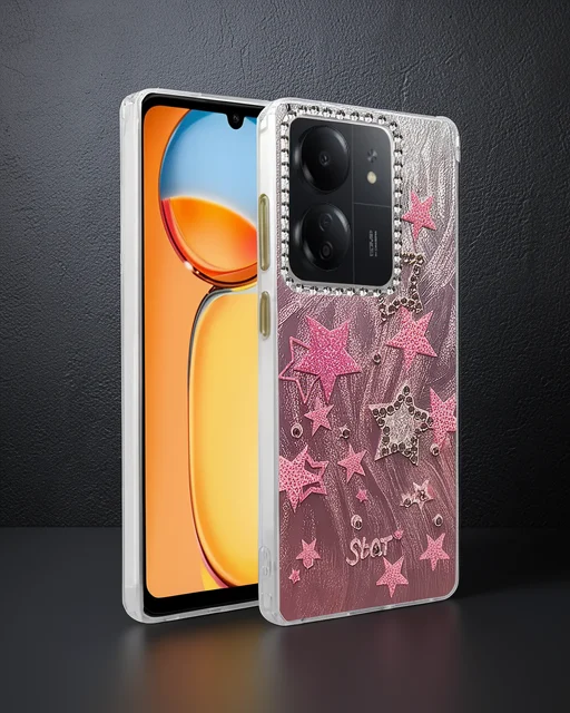 Xiaomi Redmi 13c Kılıf Blade Aynalı Desenli Kapak - Desen 7