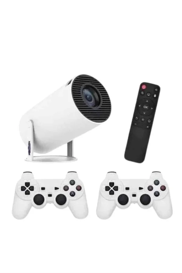 4K Wireless Çift Kollu Kumandalı Oyun Projeksiyonu Retro Video Oyunu Yeni Nesil görsel 3