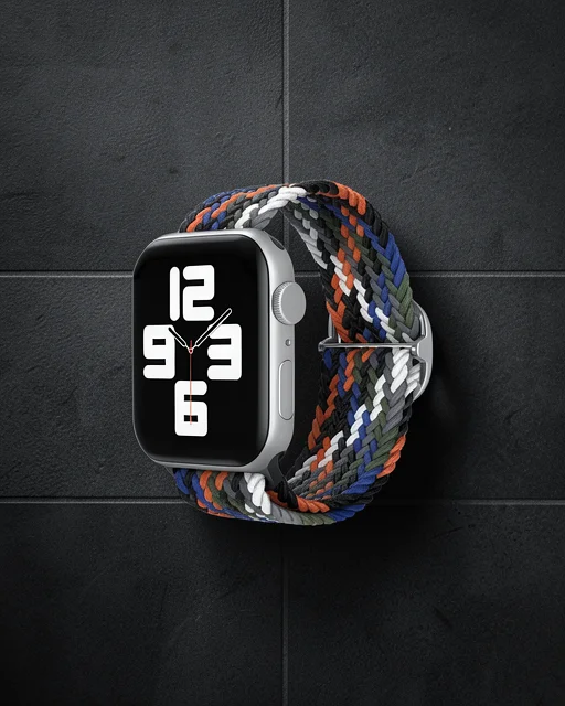 Watch 22mm Kordon - Gri-turuncu