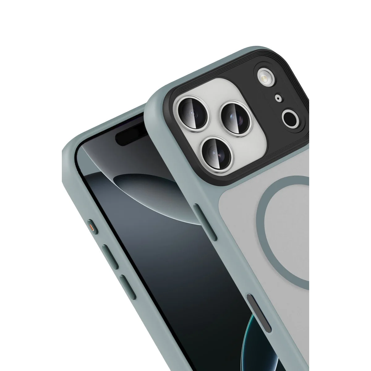 Joko Apple İphone 17 Pro Megane Magsafe Kapak - Titan Gri görsel 2