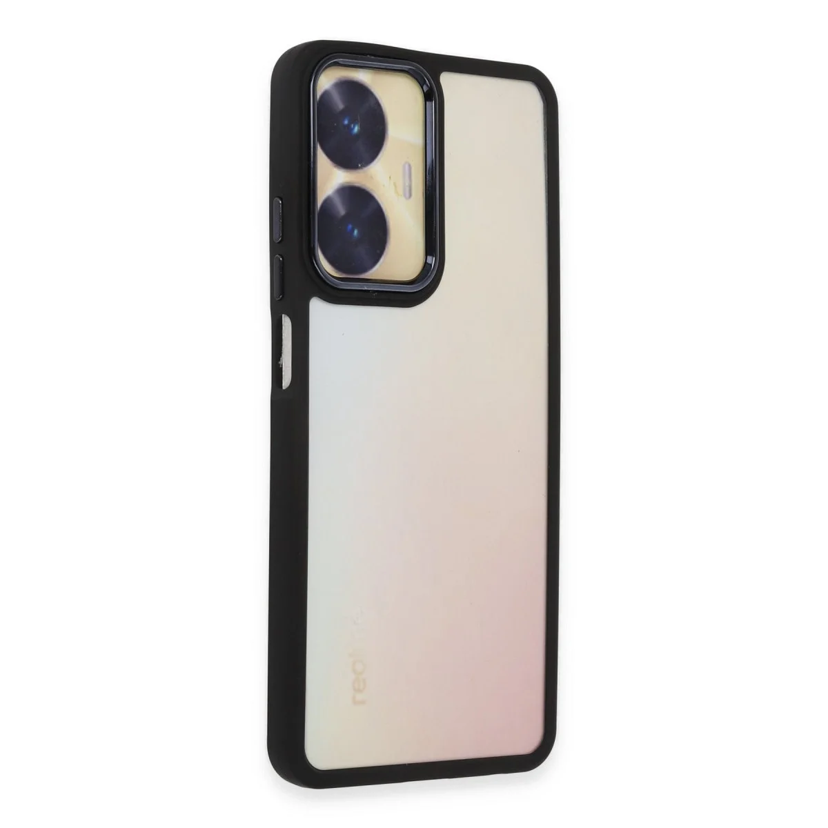 Realme C55 Kılıf Dora Kapak - Siyah görsel 2