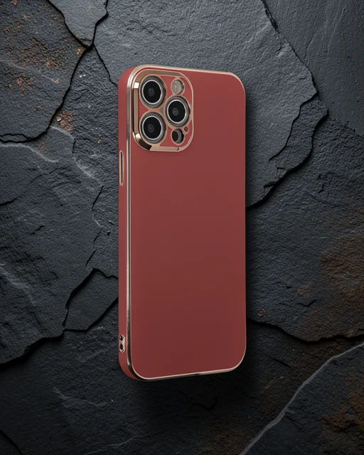 Apple İphone 12 Pro Max Kılıf Volet Silikon - Kırmızı