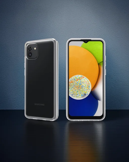 Samsung Galaxy A03 Kılıf Lüx Şeffaf Silikon