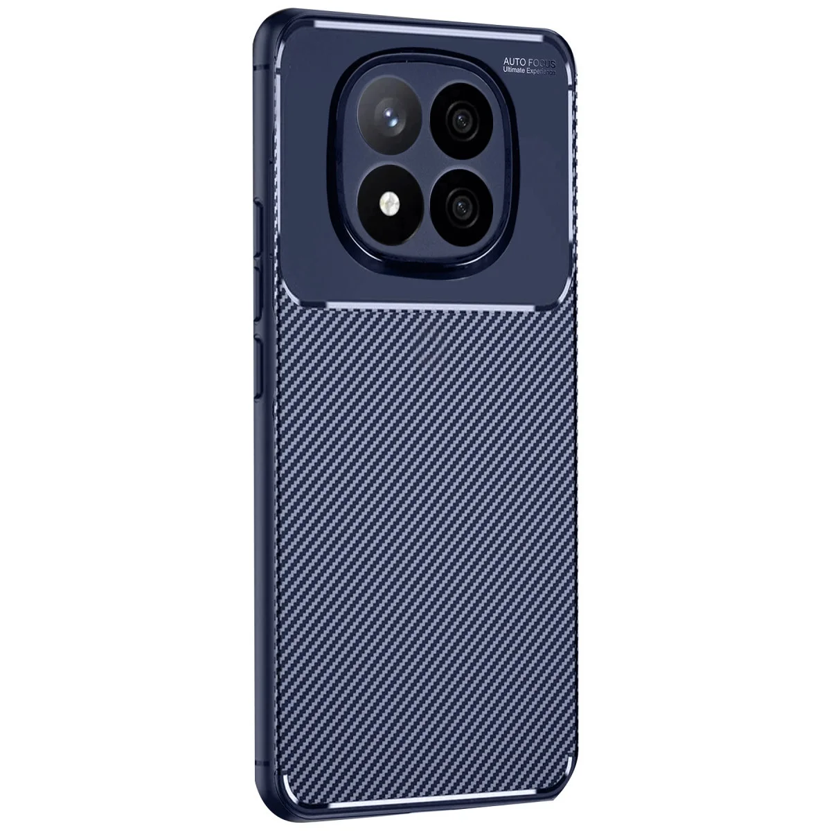 Xiao Red Note 14 Pro 4g Kılıf Auto Focus Karbon Kapak - Lacivert görsel 2