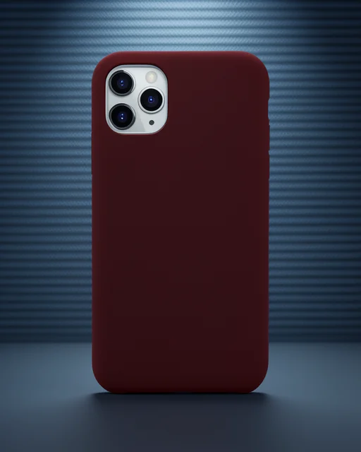 Apple İphone 11 Pro Max Kılıf Lansman Legant Silikon - Bordo
